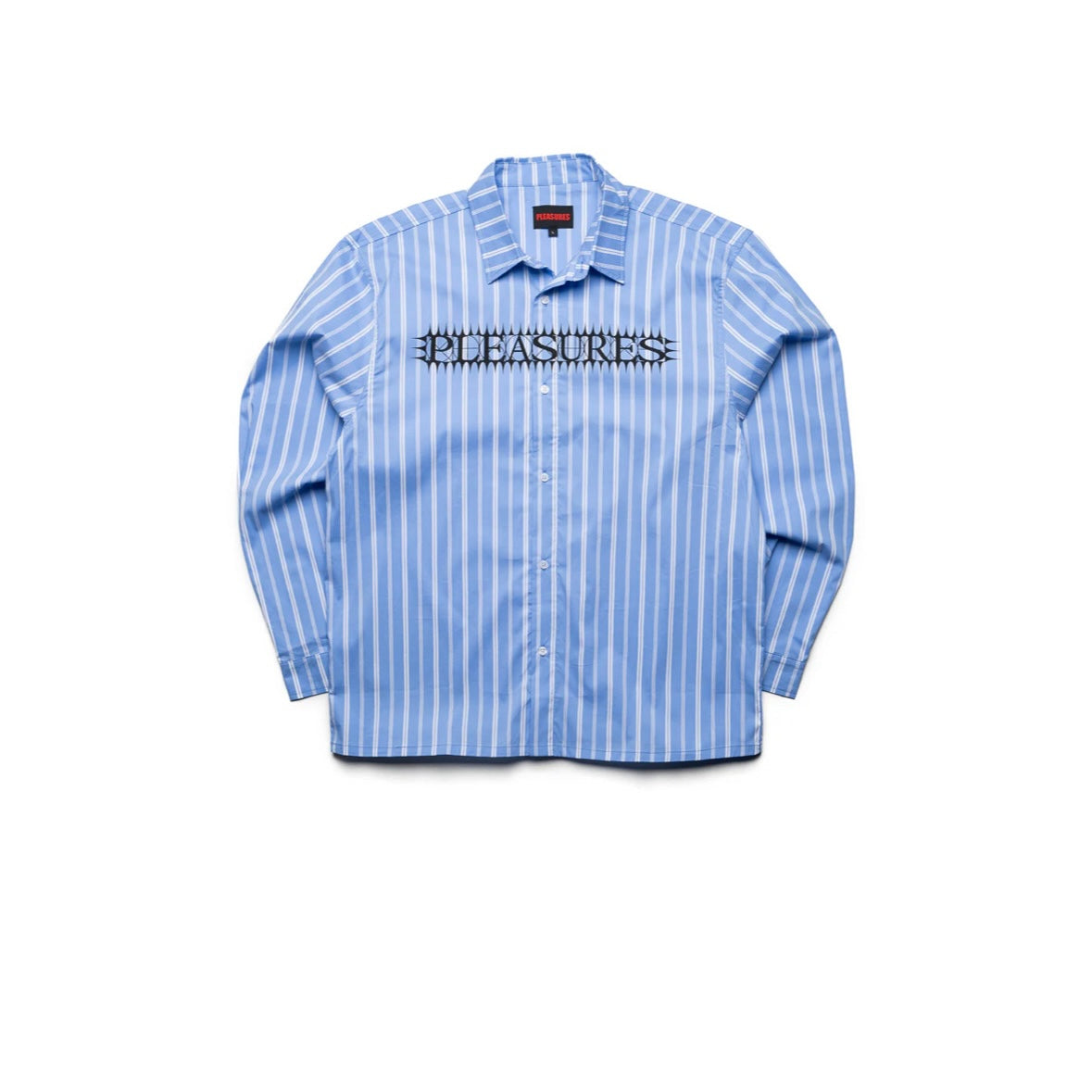 PLEASURES BLUE FETCH BUTTON DOWN  BLUE