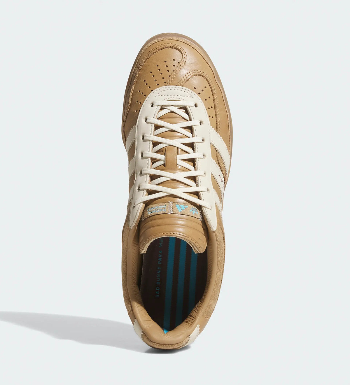 ADIDAS GAZELLE INDOOR X BAD BUNNY AND LIONEL MESSI BROWN