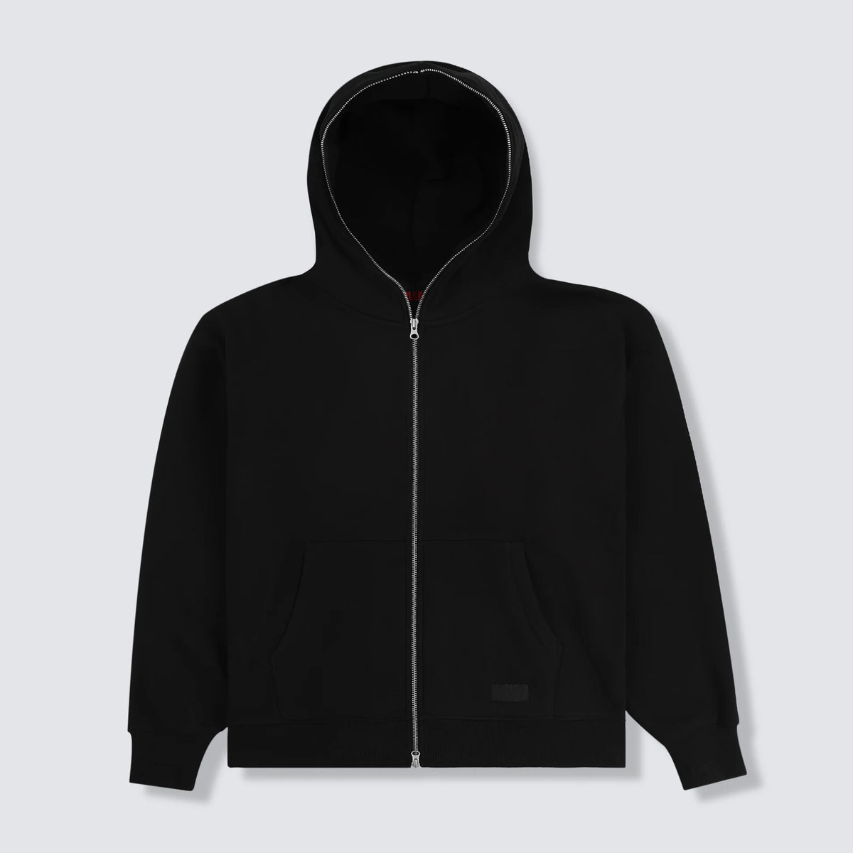 PLEASURES DRAGON ZIP HOODIE BLACK