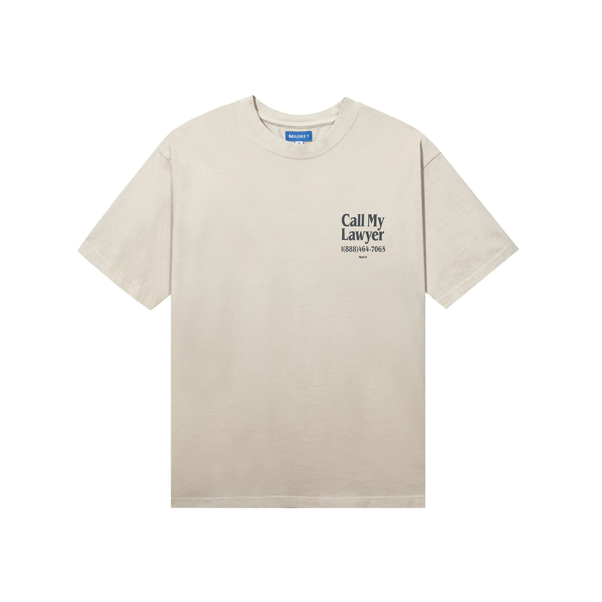 MARKET CALL MY LAWYER T-SHIRT BEIGE