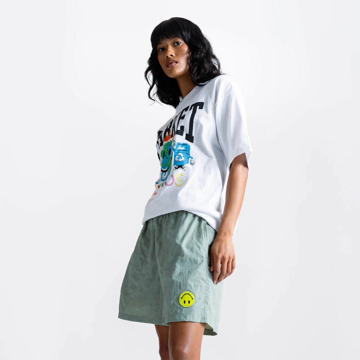 MARKET SMILEY GRAND SLAM SHORTS GREEN