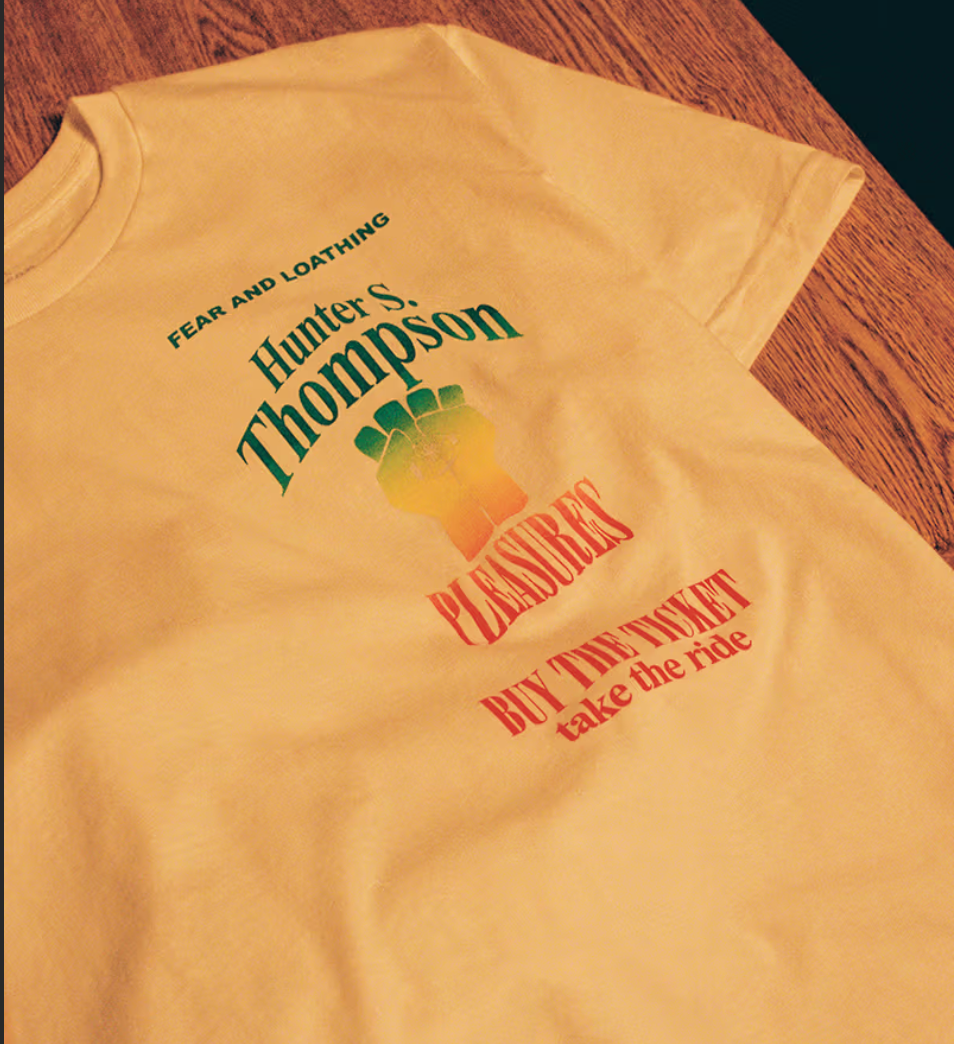 PLEASURES X HUNTER THOMPSON T-SHIRT